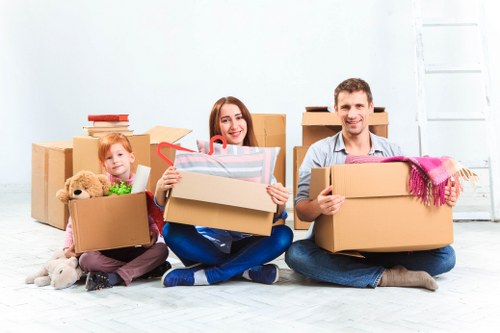 Removal truck hire for a residential move in Holland Park