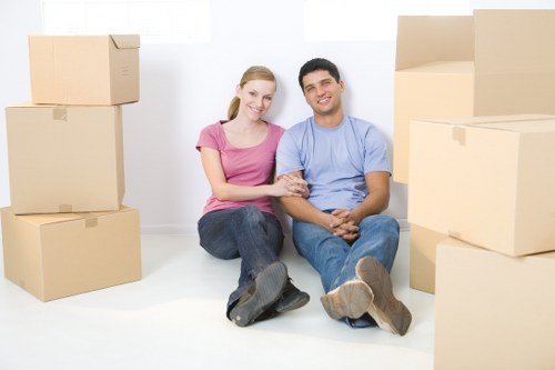 Man and van removals support in Holland Park residential streets