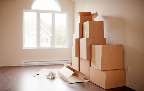 A sustainable removals team managing recyclable materials responsibly