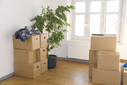 West London residential street with access considerations for moving