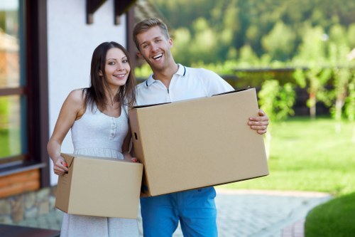Professional removal van support for office relocations in Holland Park